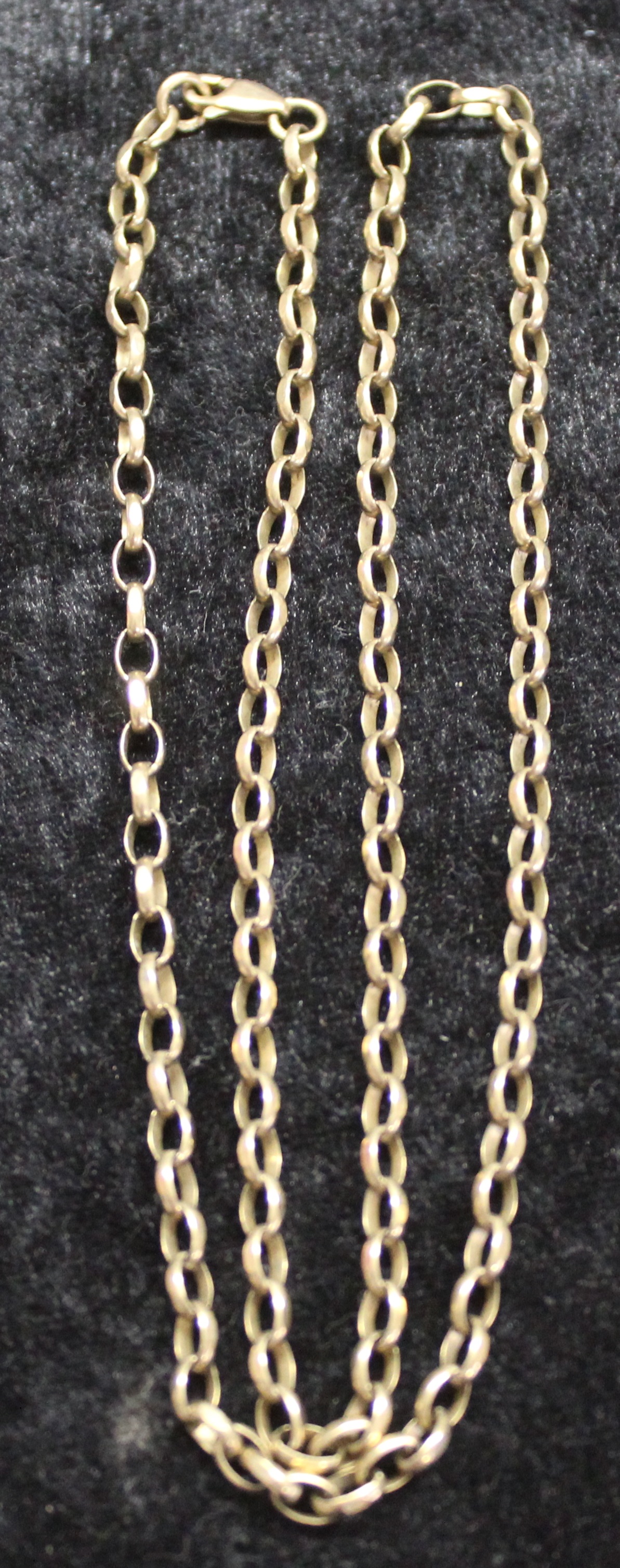 9ct Gold Belcher Chain Necklace