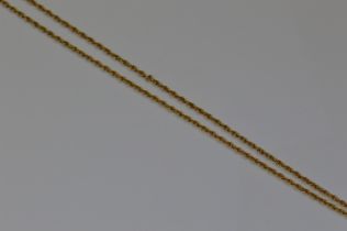 9ct Gold Rope Twist Chain