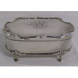 Edwardian Silver Trinket Box