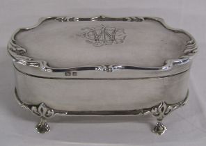 Edwardian Silver Trinket Box