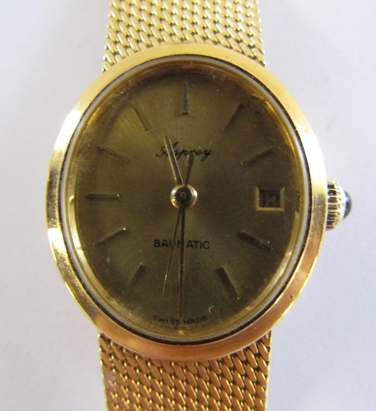 18ct Gold Asprey Wristwatch
