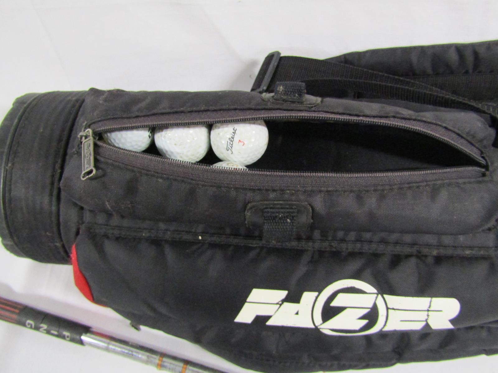 Ping red, black and possibly silver dot eye 2 - 1,3,5,7 drivers / wood with bag with Burberry covers - Image 3 of 10