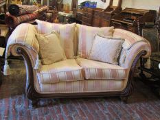 Gascoignes design front sprung 2 seater sofa