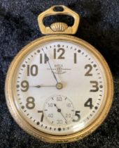 Ball of Cleveland Gold Plated Pocket Watch