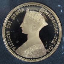 Elizabeth II & Victoria 2019 Gold Proof Double Sovereign