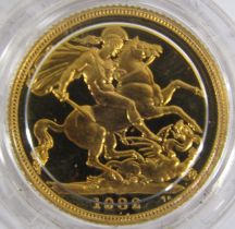 Elizabeth II 1982 Gold Proof Full Sovereign