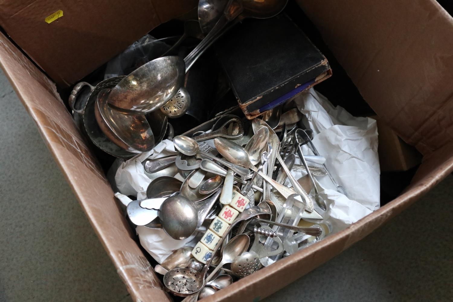 A selection of silver plated items, including mugs, a cocktail shaker, a syphon stand, loose - Image 2 of 2