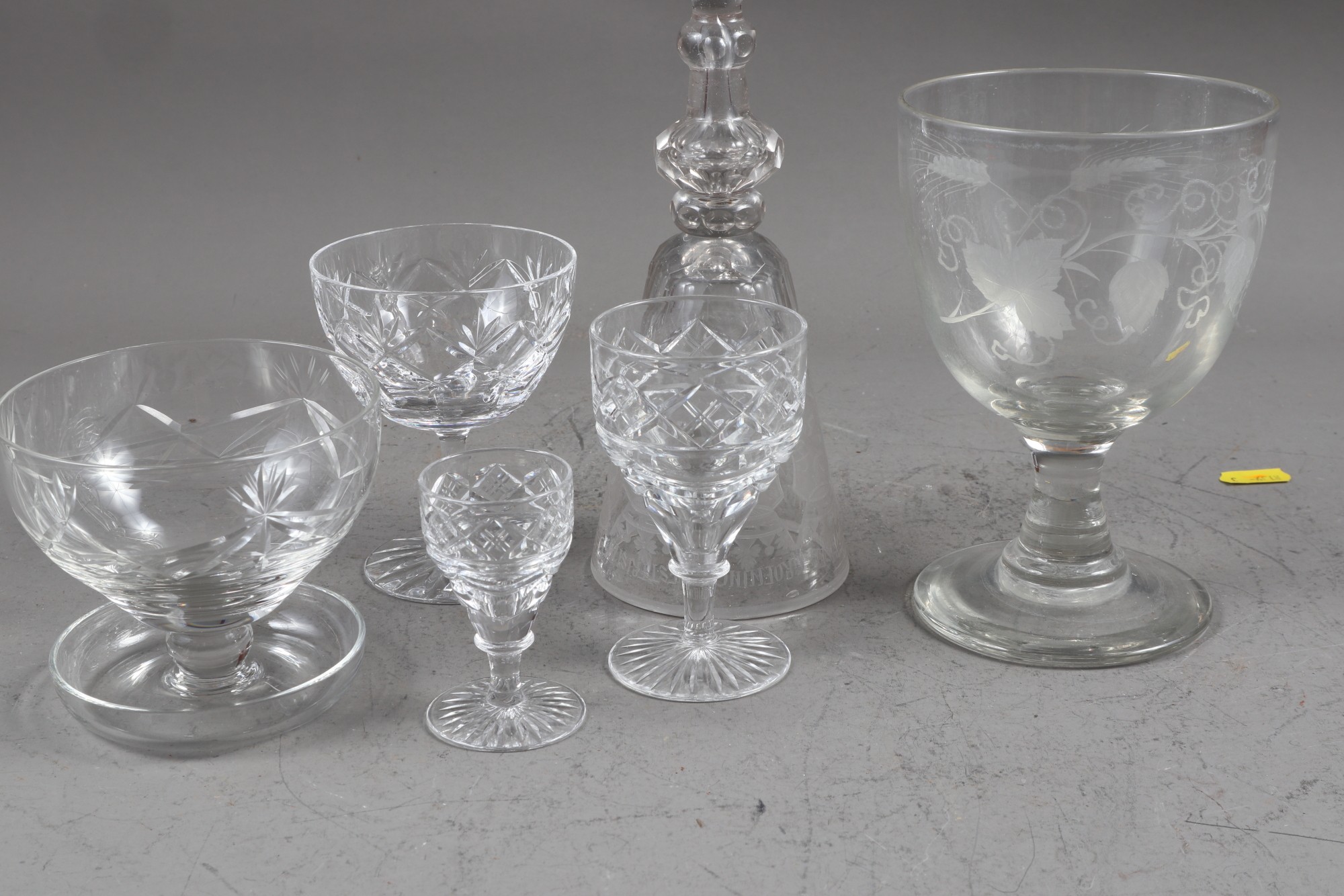 A quantity of clear drinking glasses, including wines, sherries, coupes and other glassware, - Image 2 of 3