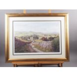 K Melling: a signed limited edition colour print, "Ribblesdale", a colour print, "Fresh from the