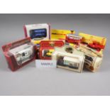 A quantity of boxed die-cast model vehicles, including a Shell "Sports Car Collection" model Lotus