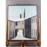 † Peter Brook: oil on canvas, "Kendal", 24" x 20", in strip frame († Artist’s Resale Right: This lot