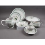 A Wood and Sons "Clovelly" pattern combination service, including twenty-three dinner plates,