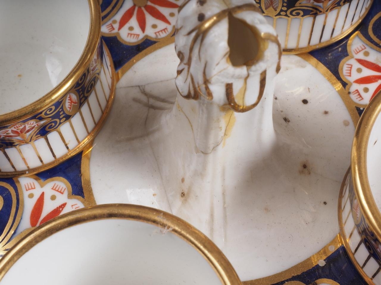A Minton part dinner service with blue, gilt and floral decoration, a Royal Worcester part teaset - Image 2 of 2