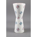 Attributed to Ruth Pavely: a Poole Pottery "Freeform" pattern 719 shape vase, 12 1/4" high