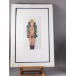 Peter Blake: a signed limited edition print, "Costume Life Drawing Yellow Hat", 236/500, unframed
