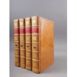 "Boswells Life of Johnson", 4 vols, Cadell & Davis, 1804, 4th edition, calf, new spines (uncollated)