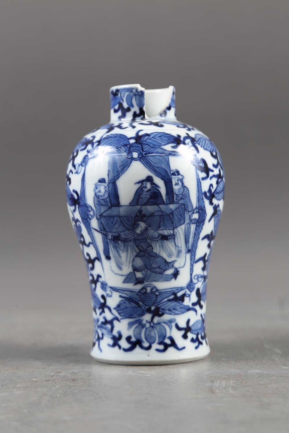A Chinese blue and white baluster vase with dragon and flower decoration, four-character mark to - Image 11 of 18