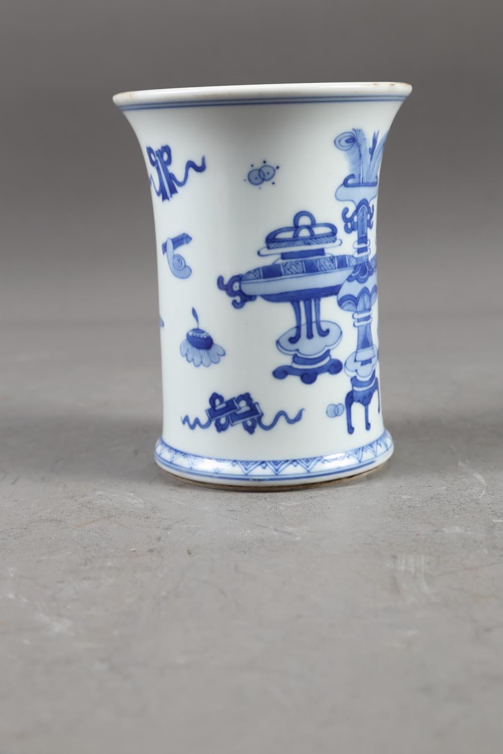 A Chinese blue and white baluster vase with dragon and flower decoration, four-character mark to - Image 3 of 18
