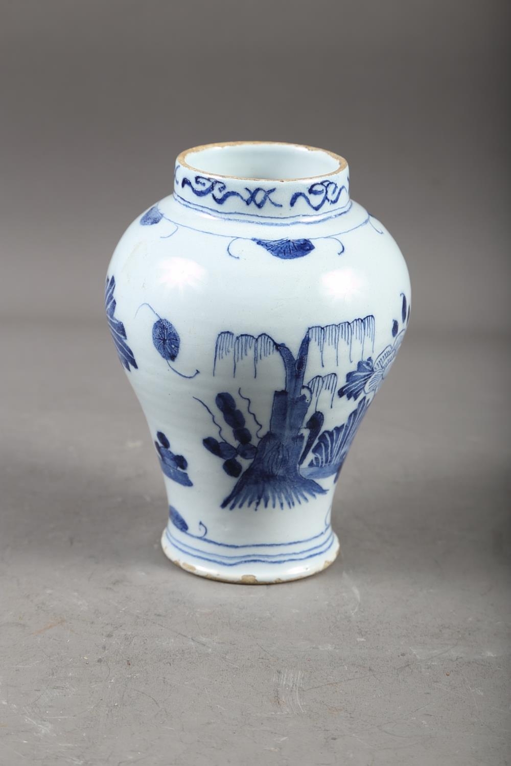 A Chinese blue and white baluster vase with dragon and flower decoration, four-character mark to - Image 14 of 18