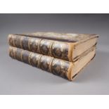 Neale, J P: "The Mansions of England", 2 vols, 1987, contemporary half binding, marbled endpapers