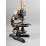 An Ernst Leitz Wetzlar binocular microscope