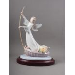 A Lladro figure, "The Enchanted Lake", boxed