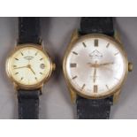 A gentleman's 1950s Mondaine automatic wristwatch (no strap) and a lady's Rotary wristwatch with