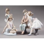 Two Lladro figures, "First Ballet", "Ten and Growing", boxed