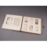 A Carte de Visite album, containing nine photographs