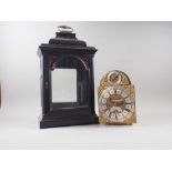 An early 19th century bracket clock with twin fusee eight-day striking movement by Joseph Cooke