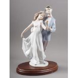 A Lladro figure, "Now and Forever", boxed