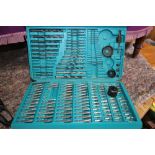 A Makita new complete drill and screwdriver bit set, cased