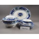 A Minton "Chinese Dragon and Bird" pattern part dinner service