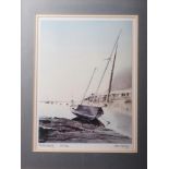 Rob Piercey: signed limited edition colour print, "Porthmadog" 241/250, two colour prints, two Welsh