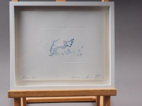 † Tracey Emin: signed limited edition colour print, "For You", 92/300, in white painted frame (†
