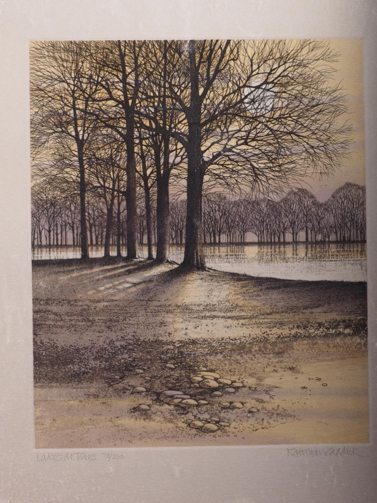 Kathleen Caddick: five signed limited edition colour prints, "Woodside Track" 73/250, and " - Image 5 of 9
