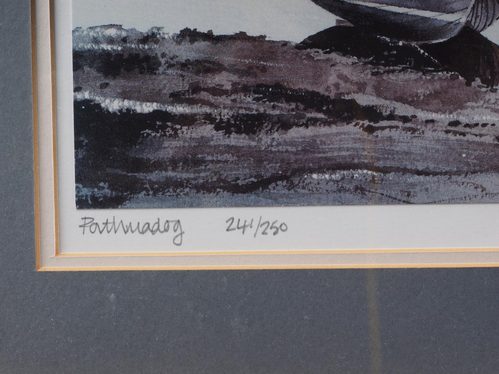 Rob Piercey: signed limited edition colour print, "Porthmadog" 241/250, two colour prints, two Welsh - Image 2 of 7