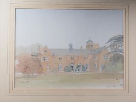 Sir Hugh Casson: a signed limited edition print "Canons Ashby", 206/300, in strip frame, Michael