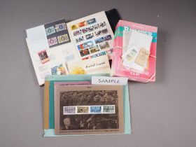 A large collection of world stamps, stock books and albums, in six boxes