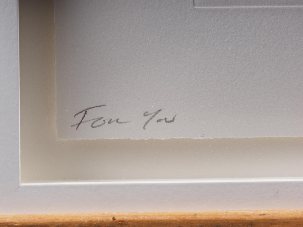 † Tracey Emin: signed limited edition colour print, "For You", 92/300, in white painted frame († - Image 5 of 5