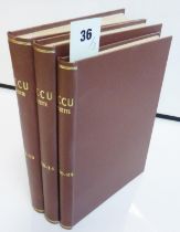 Southern Counties Cycling Union Gazette. Three bound volumes of the magazine starting at Volume