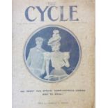 Loose Cycling Magazines. From various periods; mainly Cycling c1917 and 1920s, also examples of, The