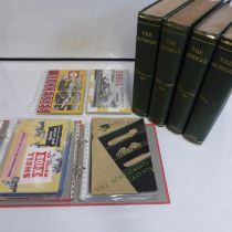 The Autocar 1942 to 1945. Four quarto hardback volumes in the standard dark green Iliffe publisher's