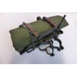 Military Bicycle Rack. A very rare luggage rack as attached to the front of BSA folding and