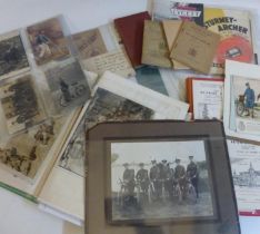 Military Cycling. A good and interesting lot comprising postcards and photographs of cycling