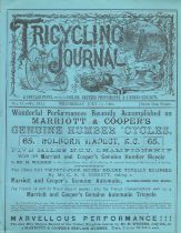 Tricycle Journal. Fifteen loose issues of the magazine, covering the period July to November 1885.