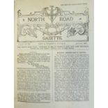 North Road Cycling Club Gazette, 1903 to 1934. Eighteen small quarto volumes in various bindings