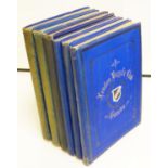 London Bicycle Club Gazette, 1880 to 1904. Six small quarto hardback volumes in blue cloth (spines