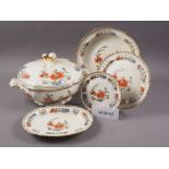A Limoges Raynaud & Co Damon Collection part dinner service, comprising plates, a platter and a