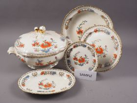 A Limoges Raynaud & Co Damon Collection part dinner service, comprising plates, a platter and a